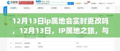 12月13日IP属地之旅,探索实时更改的奥秘,与自然共舞寻找内心平和宁静