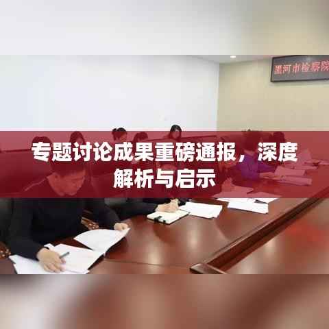 专题讨论成果重磅通报,深度解析与启示