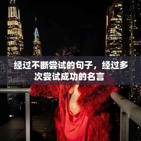 经过不断尝试的句子,经过多次尝试成功的名言