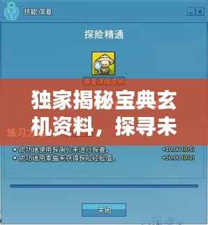 独家揭秘宝典玄机资料,探寻未知奥秘的关键所在