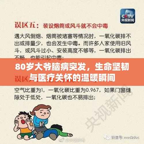 80岁大爷脑病突发,生命坚韧与医疗关怀的温暖瞬间