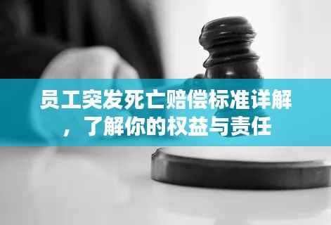 员工突发死亡赔偿标准详解,了解你的权益与责任