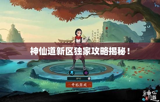 神仙道新区独家攻略揭秘!
